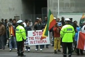 Etiyopya'da h&uuml;k&uuml;mete protesto &ccedil;ağrısı