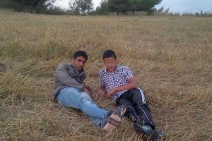 Katil zanlısıyla aynı karede