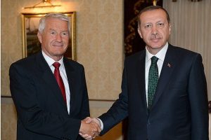 Erdoğan, Jagland'ı kabul etti