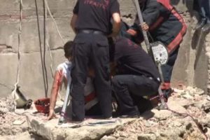 Bastığı mermer kırılınca kuyuya d&uuml;şt&uuml;