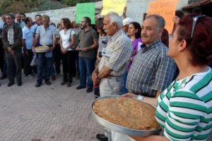 Tunceli'de Gole &Ccedil;etu protestosu