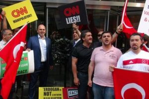 ABD'de CNN'e Türk protestosu