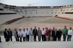 Bursaspor Yönetimi Timsah Arena'yı gezdi