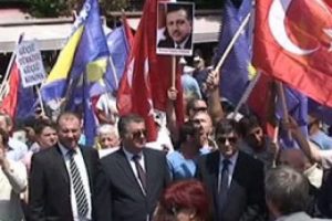 Kosova'da Erdoğan'a destek