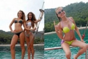 Akdeniz sahilleri g&uuml;zellerin akınına uğradı