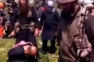 3 din adamının başları kesildi