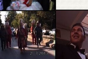 Damat, kız evine mehter takımıyla gitti