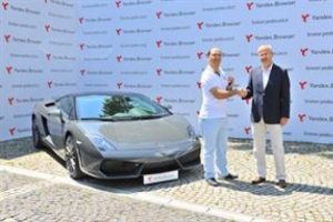 Yandex'in Lamborghini'si Gaziantep'e gitti