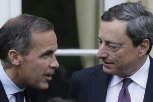 Piyasalar Carney ve Draghi b&uuml;y&uuml;s&uuml;nde