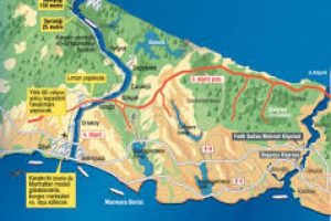 İşte Kanal İstanbul i&ccedil;in belirlenen g&uuml;zergah