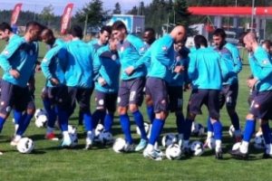 Rizespor Bolu'da taktik &ccedil;alıştı