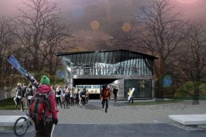 Teleferik istasyonlarında uzay &uuml;ss&uuml;n&uuml; andıran tasarım