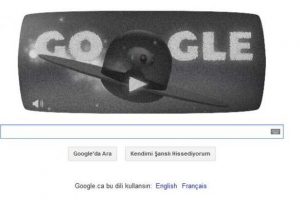 Google'dan 'UFO'lu doodle