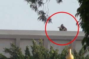 Mısır'da keskin nişancılar b&ouml;yle ateş etti