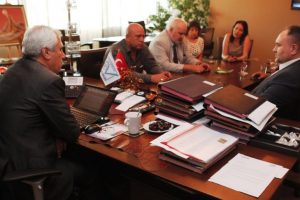 Sofya Teknik &Uuml;niversitesi Rekt&ouml;r&uuml; Bozbey'i ziyaret etti