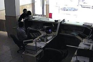PTT soygunu g&uuml;venlik kamerasında