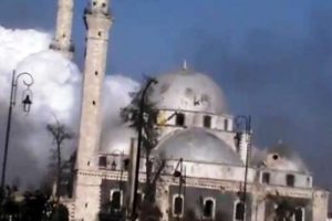 Esad, sahuru cami bombalayarak a&ccedil;tı