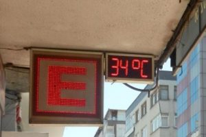 Sıcak hava bunalttı
