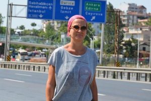 Aylin Kotil Ankara y&uuml;r&uuml;y&uuml;ş&uuml;nde Gebze'ye ulaştı