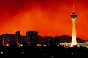 Las Vegas duman altında