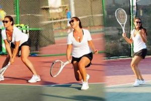 Avşar'ın tenis aşkı