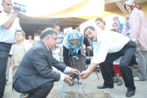 Ramazan'da i&ccedil;me suyuna kavuştular