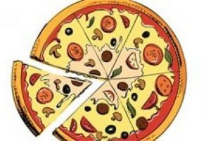 Pizza yeme, &ccedil;iz