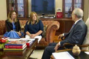 Gezi eylemcisi Kılı&ccedil;daroğlu'nu ziyaret etti