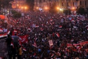 Br&uuml;ksel'de Mısır protestosu