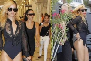Rihanna mayoyla alışverişe &ccedil;ıktı