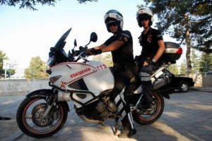 İşte motosiklet ambulans!