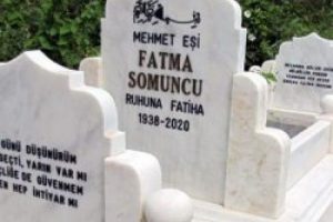 &Ouml;lmeden eşine ve kendine mezar