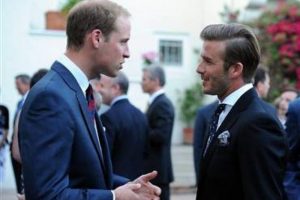 David Beckham'dan kraliyet bebeğine isim &ouml;nerisi