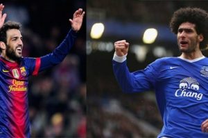 Moyes'un g&ouml;z&uuml; Fabregas ve Fellaini'de!