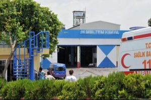 Kimya fabrikasında patlama
