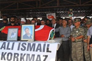 M&uuml;fettişler Ali İsmail Korkmaz i&ccedil;in Eskişehir'de