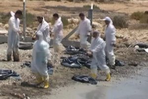 KKTC'de petrol sızıntısı temizleme &ccedil;alışmaları başladı