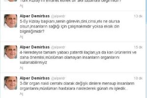 Profes&ouml;r Demirbaş'tan 'helal kan' tepkisi