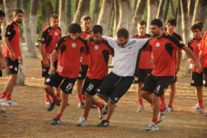 Orhangazispor'da neşeli idman