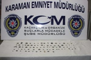 Karaman'da tarihi eser operasyonu