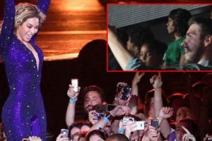 Michelle Obama ve kızları Beyonce konserinde