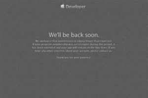 Apple geliştirici portalına erişim kesildi