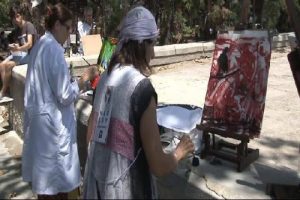 Ressamlardan gezi parkı eylemi
