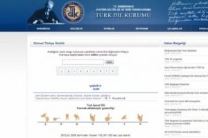 T&uuml;rk Dil Kurumu'na baskı