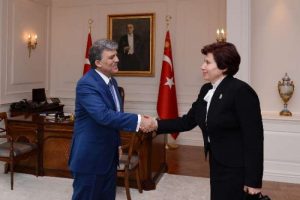 G&uuml;l, yeni Danıştay Başkanı'nı kabul etti