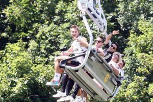 Beşiktaşlı futbolcuların teleferik keyfi