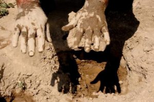 Şifayı &ccedil;amurda buldular