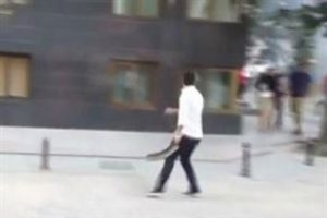 Palalı saldırgan d&ouml;n&uuml;ş u&ccedil;ağına binmedi