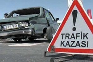 Cenaze d&ouml;n&uuml;ş&uuml; korkun&ccedil; kaza