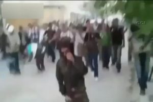 Suriyeli muhaliflerden tehlikeli zafer dansı